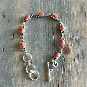 Southwest Style Silver plated Bracelet